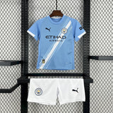 Kit Infantil Manchester City 25/26 Casa