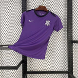 Camiseta Corinthians 2025 Treino Casa - (Feminina)