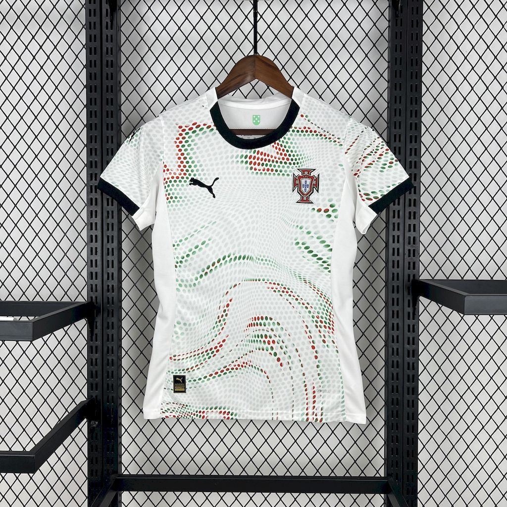 Camiseta Portugal 2025 Fora - (Feminina)