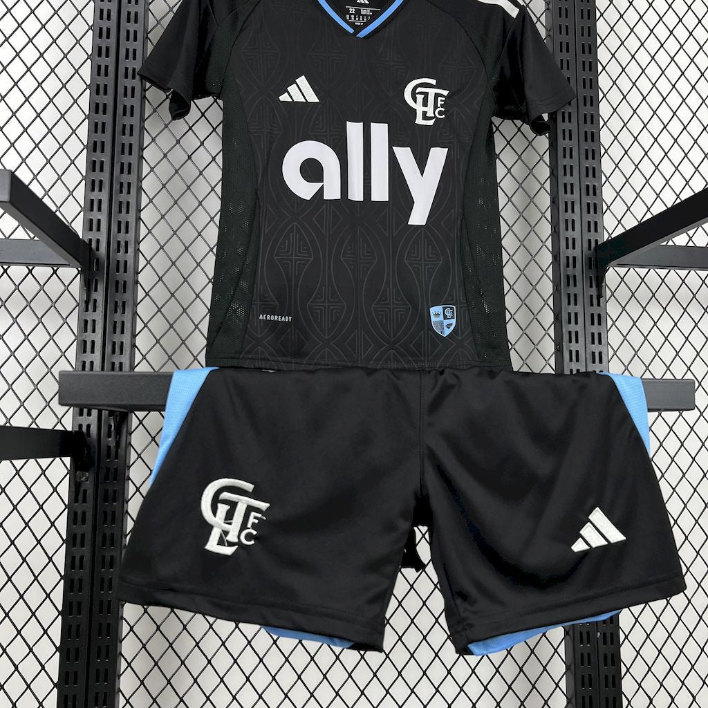 Kit Infantil Charlotte FC 2025 Fora