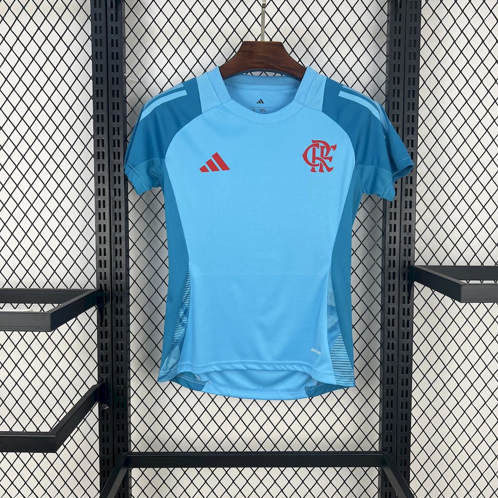 Camiseta Flamengo 2025 Treino Casa - (Feminina)