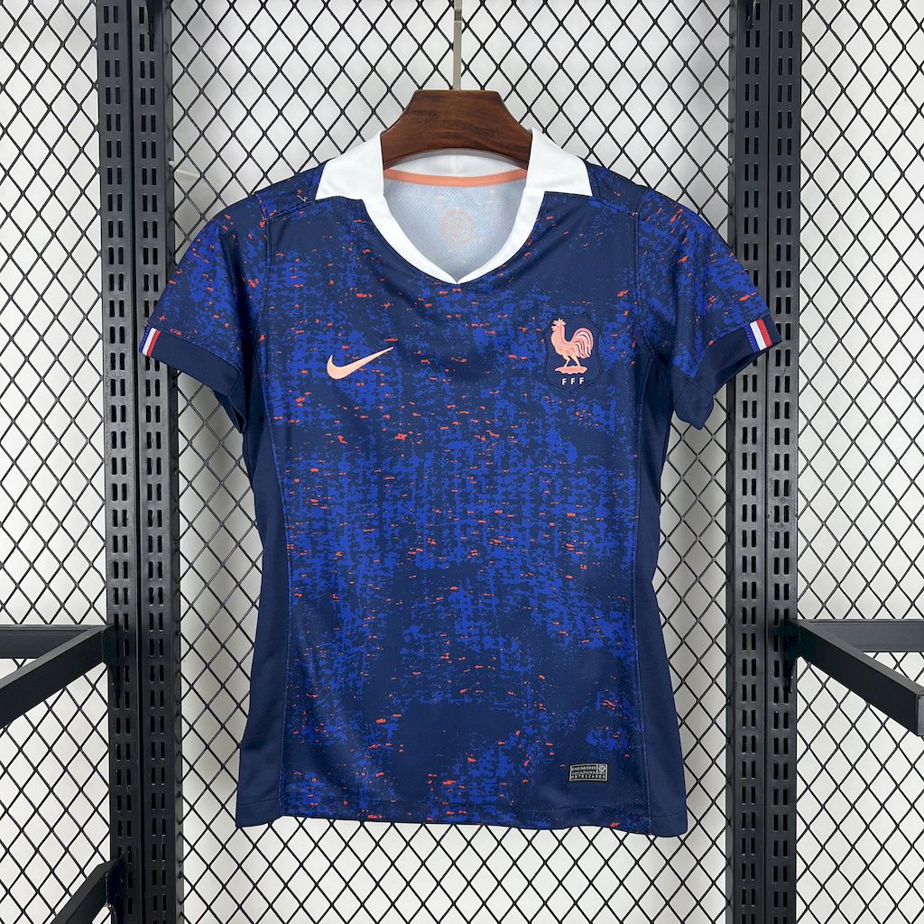 Camiseta França Feminino 2025 Casa - (Feminina)