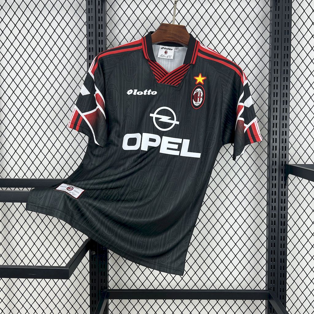 Camiseta Milan 97/98 Terceiro Copa Centenário de Belo Horizonte - (Retro)