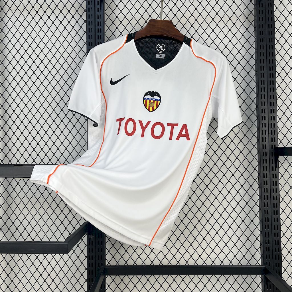 Camiseta Valencia Casa 04/05 - Versión (Retro)
