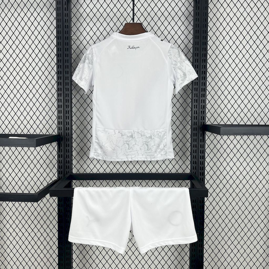 Kit Infantil Manchester City 2025 Fora Copa do Mundo de Clubes