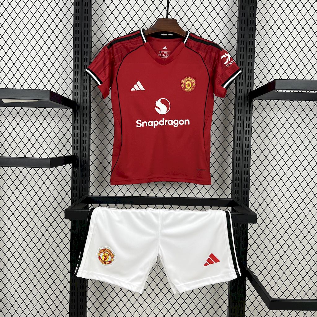 Kit Infantil Manchester United 25/26 Casa
