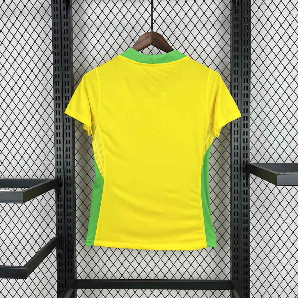 Camiseta Brasil Feminino 2025 Casa - (Feminina)