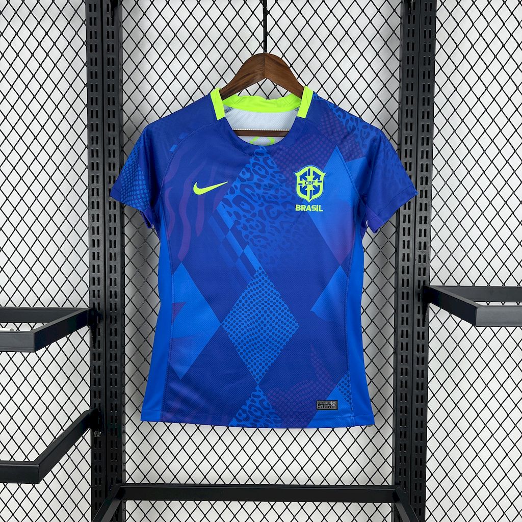 Camiseta Brasil Feminino 2025 Fora - (Feminina)