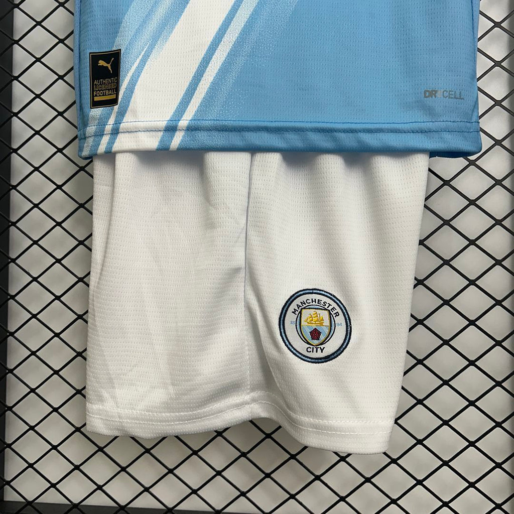 Kit Infantil Manchester City 25/26 Casa