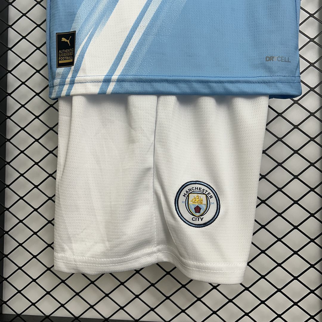 Kit Infantil Manchester City 25/26 Casa